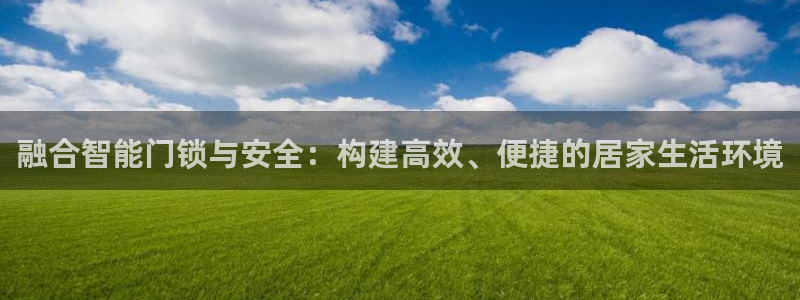 利记体育在线官网：融合智能门锁与安全：构建高效、便捷的居家生