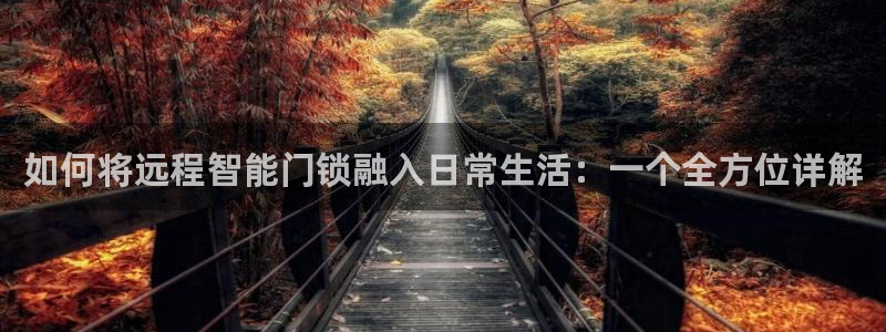 利记彩票官网wx678 com：如何将远程智能门锁融入日常生