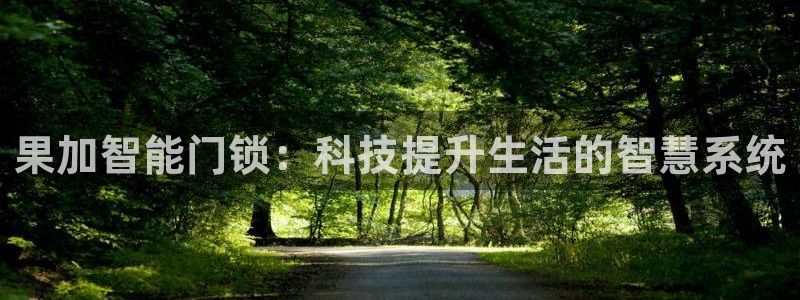 利记官网入口：果加智能门锁：科技提升生活的智慧系统