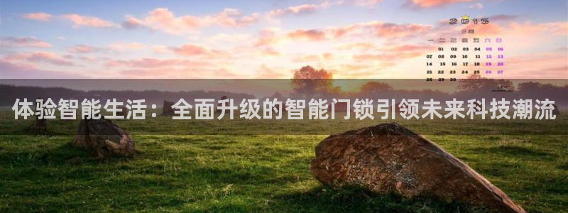 利记坊官网：体验智能生活：全面升级的智能门锁引领未来科技潮流