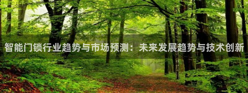 利记博彩官网APP：智能门锁行业趋势与市场预测：未来发展趋势