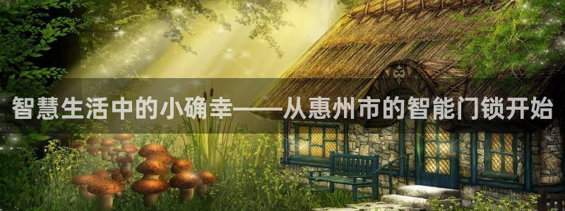 利记官网在线投注：智慧生活中的小确幸——从惠州市的智能门锁开