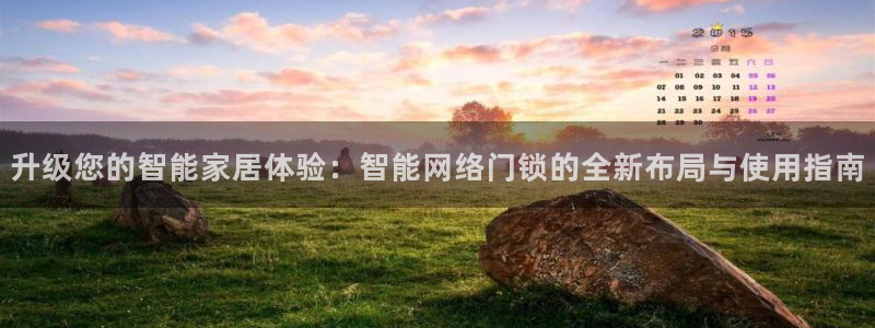 利记网官网网址：升级您的智能家居体验：智能网络门锁的全新布局