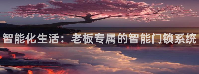 利记手机官网葡京备用：智能化生活：老板专属的智能门锁系统