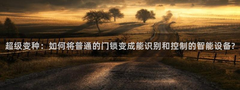 利记sbobe官网：超级变种：如何将普通的门锁变成能识别和控