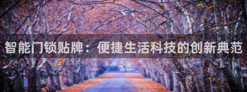 188bet注册利记官网app：智能门锁贴牌：便捷生活科技的