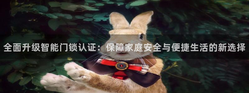 利记集团官网：全面升级智能门锁认证：保障家庭安全与便捷生活的