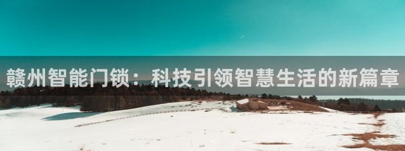 利记app官网：赣州智能门锁：科技引领智慧生活的新篇章