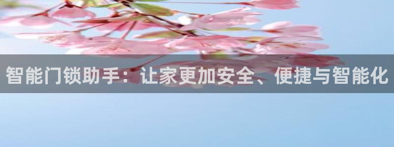 利记官网葡京投注网址：智能门锁助手：让家更加安全、便捷与智能
