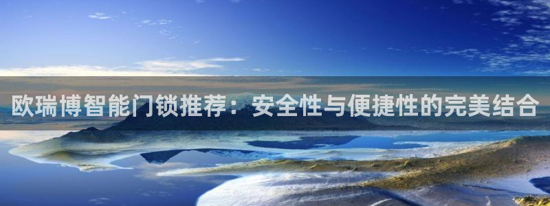 万利记官网电话：欧瑞博智能门锁推荐：安全性与便捷性的完美结合