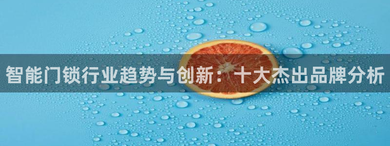 利记娱乐会员金钻官网：智能门锁行业趋势与创新：十大杰出品牌分